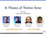 A Theory of Trotter Error (QIP 2020)